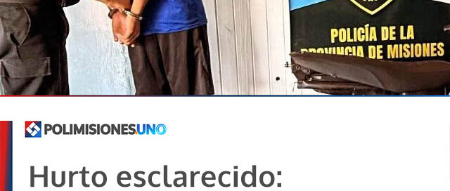 Hurto esclarecido: detuvieron a un joven y recuperaron una motocicleta robada